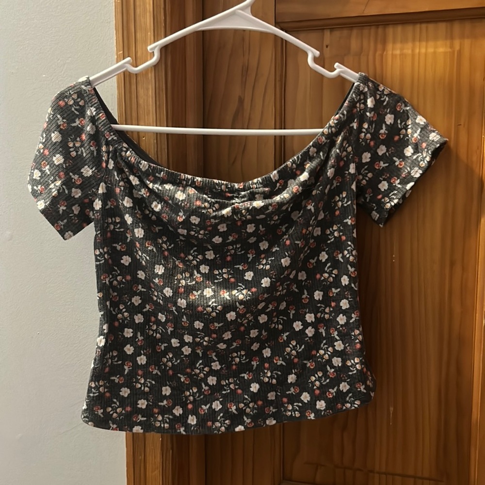 Floral off the shoulder top